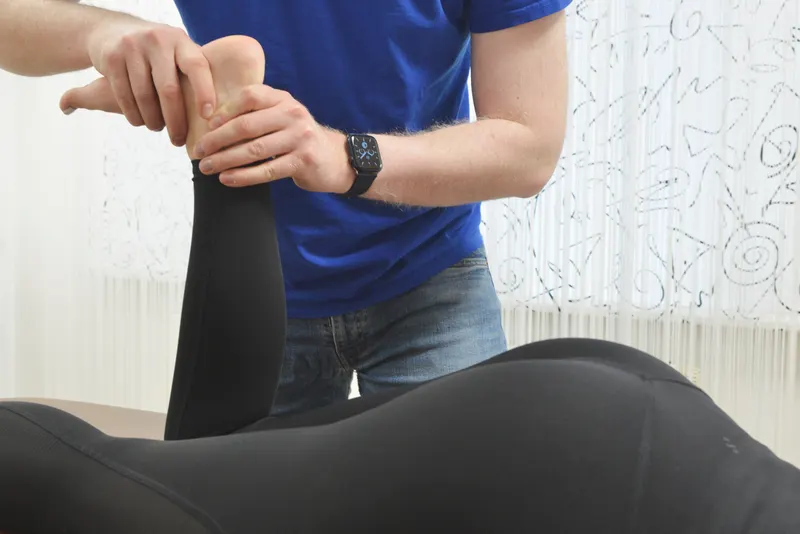 Behandlung am Rücken