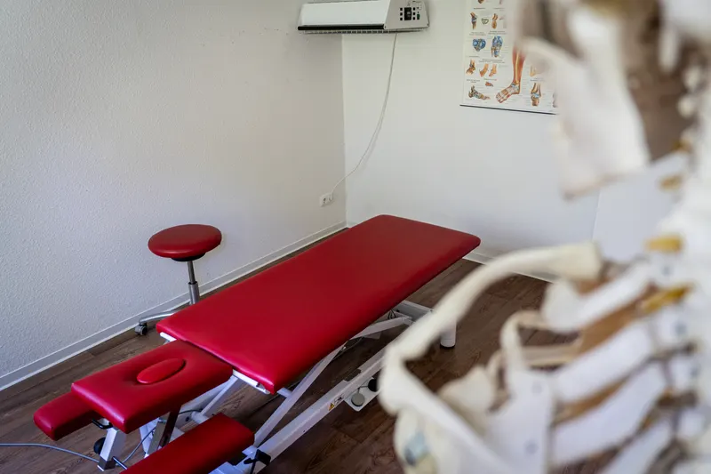 Behandlungsraum der Physiotherapie in Fredenbeck